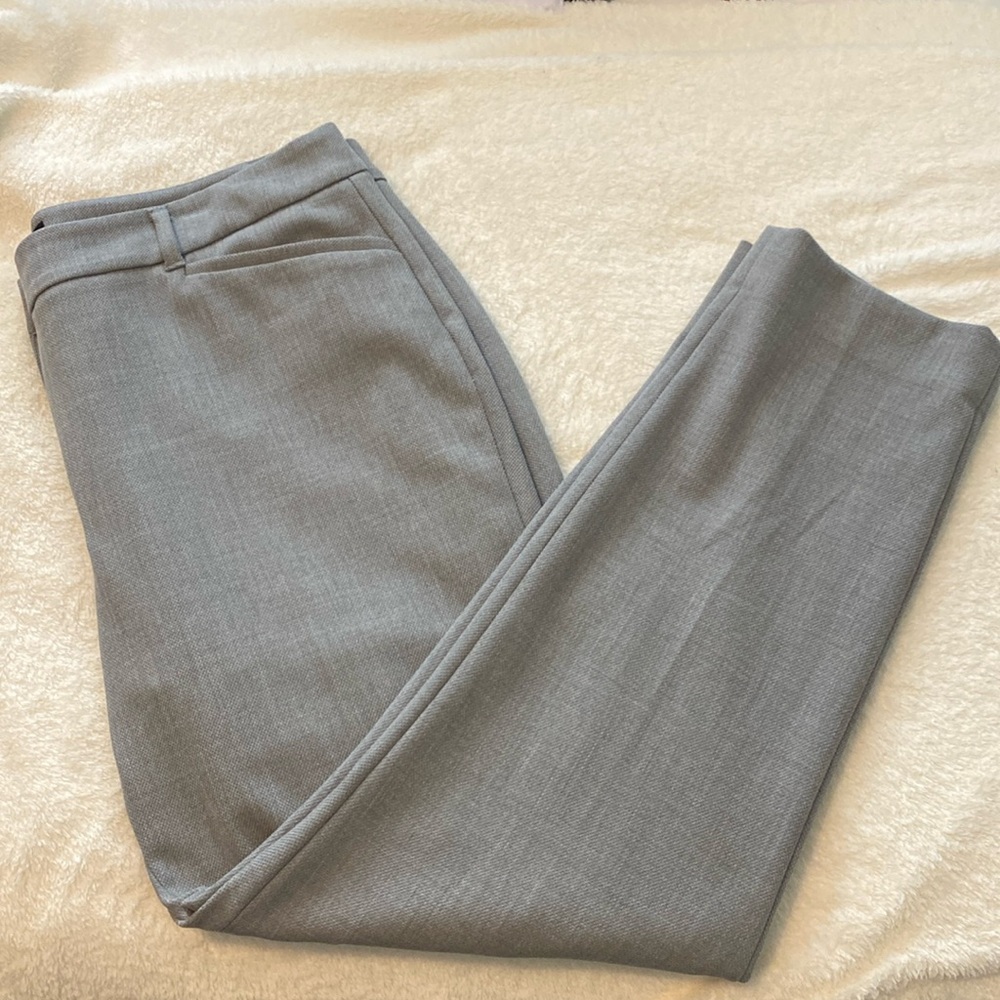 Gray crop pants